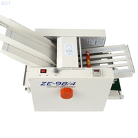 Plieuse de papier BC-ZE8B4 pour brochures, alimentation par chargeur de papier, pliage précis et stable pour dépliants, travail manuel en petites séries d'impression