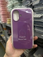 Coques en silicone liquide en gros pour téléphones portables iPhone 17 Air, 17 Pro Max, 17, 11, 12, 13, 14, 15, 16