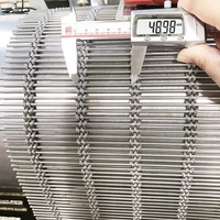Fournisseur d'usine ISO depuis 17 ans, maille métallique architecturale en acier inoxydable SS316 pour revêtement de façade