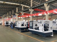 CK6160 grand tour horizontal CNC utilisé avec une base plus résistante et un tour à double mandrin à glissière plus large