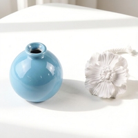 Diffuseur d'huiles essentielles en céramique parfumée en forme de fleur de porcelaine, pierre aromatique, désodorisant d'ambiance pour la maison