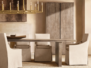 Tavolo da pranzo rettangolare in <span class=keywords><strong>legno</strong></span> massello per interni in <span class=keywords><strong>legno</strong></span> massello <span class=keywords><strong>di</strong></span> quercia - Product Image 3