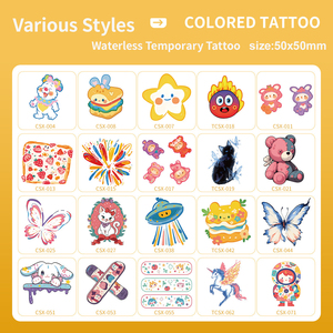 Peel and Stick <span class=keywords><strong>Tatouage</strong></span> temporaire sans eau Aucun transfert nécessaire Résistant à la transpiration Imperméable 3-7 jours <span class=keywords><strong>Faux</strong></span> <span class=keywords><strong>tatouage</strong></span> non toxique - Product Image 4