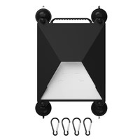 Kit de fixation Starlink Mini pour voiture avec ventouse puissante, étui de protection en silicone avec crochet pour vitres de voiture et toits solaires