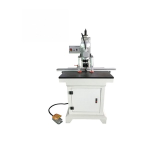 Máquina perforadora automática de agujeros para puertas de madera, perforadora de bisagras de un solo cabezal, máquina perforadora de agujeros para bisagras de gabinetes para carpintería - Product Image 6
