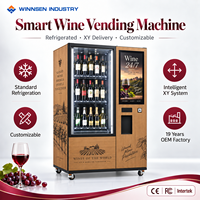 Distributeur automatique de vin en libre-service Winnsen pour aéroports, hôtels, centres commerciaux, vente au détail réfrigérée