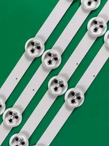 HX-1409 pour LG 32 pouces LED rétro-éclairage TV bande lumières <span class=keywords><strong>32LS3400</strong></span> 32LM3400 Rev 0.6 1 A/B 6916-1031A 9LED aluminium 648mm rangée TV - Product Image 2