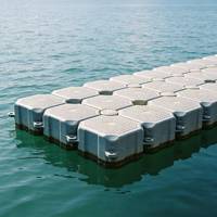 Plateforme flottante modulaire en plastique pour bateaux, jet-skis, yachts, pont flottant, passerelle