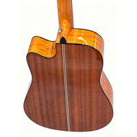 Guitare acoustique électrique 12 cordes Surpass Music de haute qualité, table en épicéa premium, corps en sapele, guitare folk en bois unique