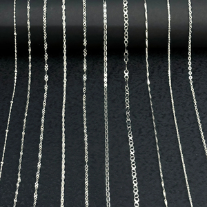 Customization Wholesale 925 <strong>Sterling</strong> <strong>Silver</strong> Women's Chokers Link Chain <strong>Necklace</strong> Trendy CMA Certified Wedding Engagement Party - Product Image 1