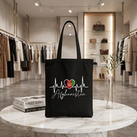 Sac fourre-tout en toile personnalisé avec logo, broderie mexicaine, drapeau palestinien, cadeaux gratuits, sac de shopping Syrie, sac de protestation, sac commémoratif pacifique