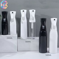 200ml 300ml 16oz (500ml) PET Zwarte Reinigingsflessen met Spuitkop en Aangepast Logo