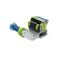 Cashino Impresora Térmica para Quiosco, Impresora de Alto Rendimiento RS232, Interfaz USB LAN, Serie de 203dpi, 58mm, Stock de Rollos Térmicos