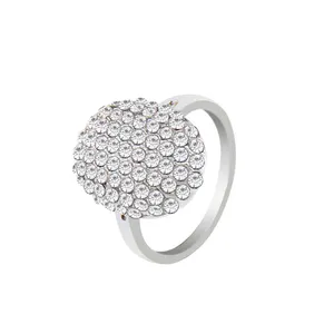 ट्वाइलाइट सागा अंगूठी डॉन बेला शादी की सगाई चांदी के रंग फैशन स्पार्कलिंग क्रिस्टल कीमती अंगूठी