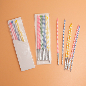 हॉट सेलिंग सुपर स्लिम फॉइल लिपटे सर्पिल जन्मदिन की सजावट - Product Image 2