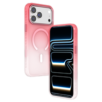 Coque de téléphone magnétique dégradée givrée antichoc pour iPhone 13 14 15 16 17 18 Pro Max, finition mate, prise en main fine, protection optimale – Offre Spéciale