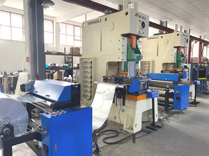 La Última tecnología reduce el costo, contenedor de papel de aluminio automático, línea de producción de bandejas, máquina de fabricación de moldes de perforación - Product Image 2