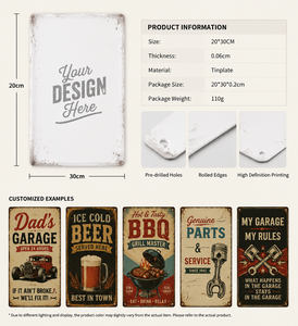Super Hero Vintage Aluminum Panel Wall <strong>Decor</strong> Hanging Sign <strong>for</strong> Bar Club <strong>Man</strong> <strong>Cave</strong> - Product Image 4