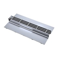 Grille de drainage linéaire invisible personnalisée en acier inoxydable 304/316 durable pour applications de drainage de sol en bâtiment et bureau