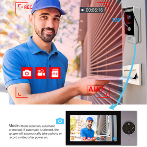 Videoportero con Pantalla de 7 Pulgadas, Detección de Movimiento, Impermeable, Full HD 1080p, Visión Nocturna, Wifi - Product Image 2