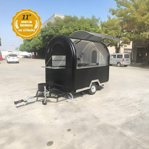 Rimorchio Mobile per Cibo di Alta Qualità in Fibra di Vetro e Acciaio Inossidabile, Furgone Rimorchiabile per Fast <span class=keywords><strong>Food</strong></span> per Servizio di Catering Urbano - Product Image 2
