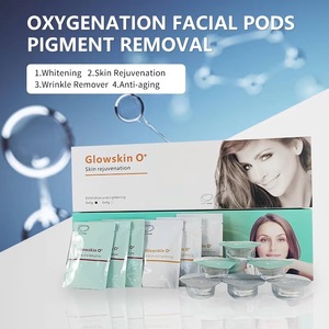 Glowskin O + Kit de oxígeno Gel Cápsulas de oxígeno de burbujas pequeñas Estiramiento facial Gel brillante y exfoliación para máquina facial de burbujas Co2 - Product Image 6