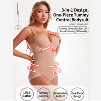 En gros Body sculptant push-up amincissant pour femme avec contrôle du ventre et dentelle fine