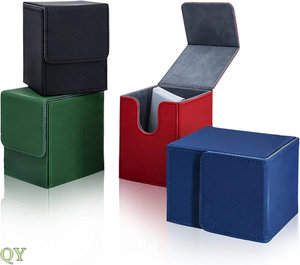 YY กล่องใส่นามบัตรหนัง PU พรีเมี่ยมพร้อมอุปกรณ์เสริมสำหรับนักสะสม - Product Image 5
