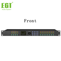 Procesador de Audio Profesional EGT Digital de 4 Entradas y 8 Salidas, Software de Sonido, DSP de 48K, Gestión de Altavoces PA