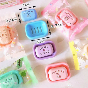 Sáng Tạo Cao Giá Trị Phim Hoạt Hình Mini Xà Phòng Tẩy 3D Mô Hình Động Vật Cao Su Và Tpr Bút Chì Tẩy Cho Sinh Viên - Product Image 3