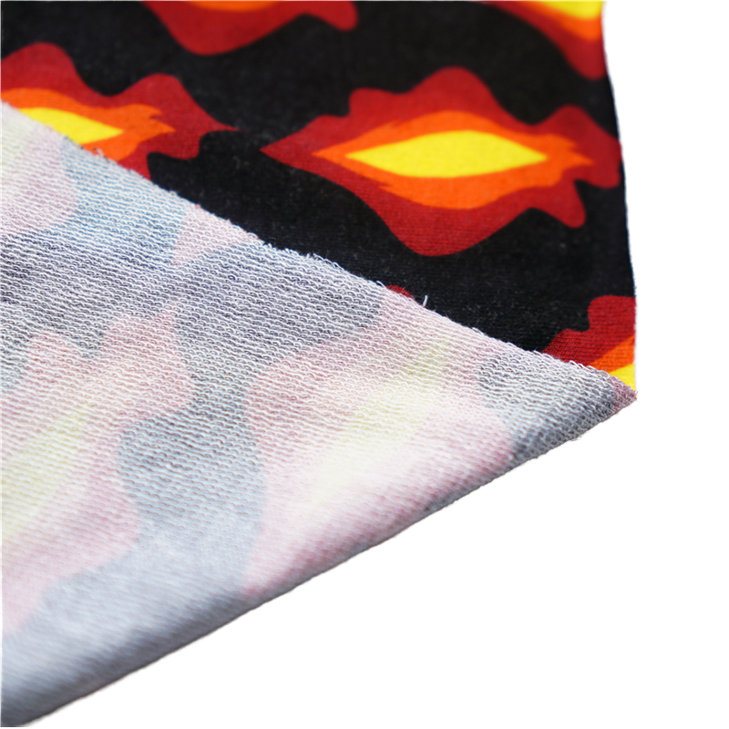 Custom Printed 260 GSM Bamboo Viscose Cotton Spandex Weft Fabric Digital Printing Plain Dyed Jersey Quick-Dry Girls Garment