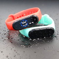Montre électronique unisexe ovale en plastique à LED tactile simple, étanche, pour homme, femme et étudiant, collection 2026