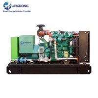Groupe électrogène au gaz naturel 80 kW à puissance continue, groupe électrogène de secours industriel 100 kVA avec moteur Yuchai YC4G135N-D30 pour base d'élevage