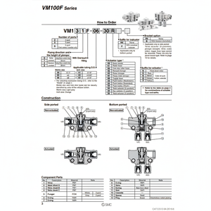 Válvula de control mecánico neumática SMC modelo - Product Image 1