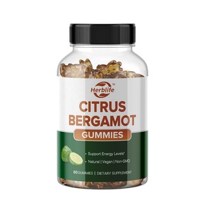 OEM ODM Vente chaude Extrait de bergamote d'Inde Complément alimentaire à base de plantes Gummies à la bergamote d'Inde Vegan - Product Image 1
