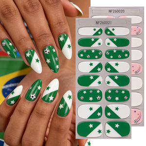 Esmaltes <span class=keywords><strong>de</strong></span> <span class=keywords><strong>Uñas</strong></span> Personalizados Autoadhesivos con Diseño <span class=keywords><strong>de</strong></span> la Copa Mundial <span class=keywords><strong>de</strong></span> Fútbol, Adhesivos para <span class=keywords><strong>Uñas</strong></span> con Lámpara UV, Tiras <span class=keywords><strong>de</strong></span> Gel Semicurado - Product Image 4