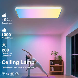 Nieuwe aanwinsten: Indoor Full Spectrum Dynamische Heldere Hemel Atmosfeer Meerdere Kleuren Woonkamer Slimme Kroonluchters LED Plafondlampen - Product Image 2
