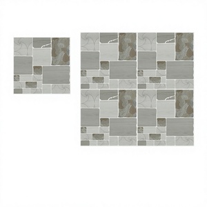 Azulejos de Porcelana para Piso Interior, Resistentes al Desgaste y Antideslizantes, con Detalles en Verde - Product Image 1