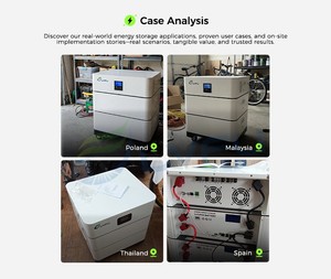 แบตเตอรี่ลิเธียมไฮบริด/ออฟกริด LVFU แบบเรียงซ้อนได้ 10KWh 15KWh สำหรับโซลาร์เซลล์ 48V 100Ah 200Ah 5kw 10kw OEM/ODM สำหรับใช้ในบ้าน - Product Image 3