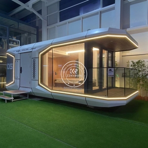 Hôtel capsule en acier préfabriqué de luxe 2025, conteneur, maison mobile miniature en plein air - Product Image 4