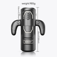 Ensemble de soins de massage corporel entièrement automatique pour hommes