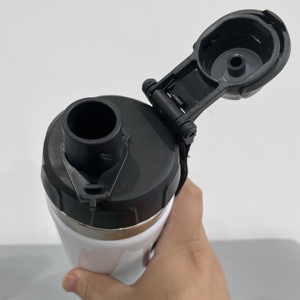16oz 20oz Adult Kids <b>White</b> Blank Sublimation Double Walled Vacuum Stainless Steel <b>Water</b> <b>Bottle</b> With Strap Flip Top Lid for DIY - Product Image 5