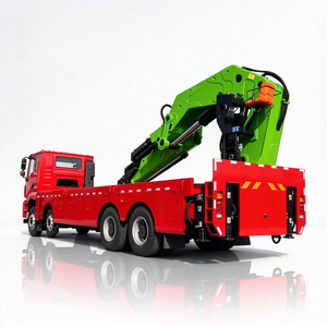 รถเครนไฮดรอลิกขนาดใหญ่ Delong 8x4 พร้อมบูมไฮดรอลิกแบบยืดหดได้แปดท่อน สำหรับงานก่อสร้าง - Product Image 1