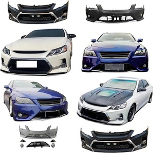 Tự Động Hệ Thống Cơ Thể PP Cơ Thể Rộng Kit Phía Trước Môi Phía Sau Lip Side Váy Cho <span class=keywords><strong>Mark</strong></span> X 2013 2014 Cho Toyota <span class=keywords><strong>Mark</strong></span> X 2006 Phía Trước Bumper - Product Image 3