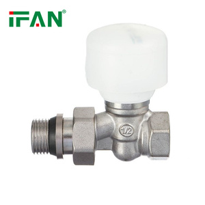 Robinet d'angle en laiton IFAN pour <span class=keywords><strong>radiateur</strong></span>, contrôleur de chauffage manuel, filetage en laiton - Product Image 6