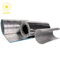 Rouleau de mousse isolante réfléchissante avec feuille métallique double face pour sous-couche de toiture et sous-couche de sol