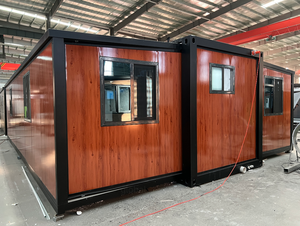 <span class=keywords><strong>Casa</strong></span> Modular Expandible de 2 Dormitorios Estilo Rústico, Cabaña Contenedor de 30 pies, Estilo Madera, Hoteles Retiro Forestal - Product Image 4