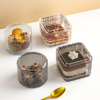 Gobelet à gâteau en plastique transparent, gobelet à mousse, gobelet à pudding, gobelet à gâteau avec couvercle, boîte à dessert, moulage par injection, boîte de rangement scellée