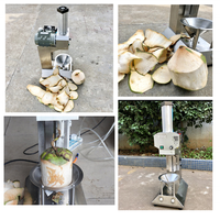 Kokosnoot Gesneden Juyou Commerciële Automatische Handmatige Droge Kokos Bruine Huid Schillen Dunschiller Verse Groene Malse Kokosnoot Schilmachine