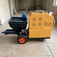 Machine à projeter du mortier électrique à économie d'énergie 4 kW 220 V pour le revêtement des murs des poulaillers et des granges